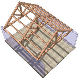 24' Clear Span Trusses -Birdseye View