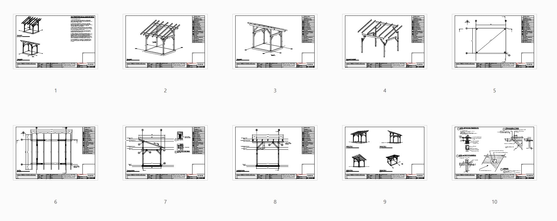 10x12 Shed Roof Plan - Plan Overview