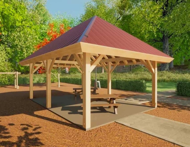 Hipped Timber Frame Pavilion