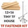 12×16 Tiny Timber Frame House TF Fastener Kit