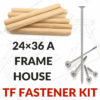 24×36 A Frame House Plan TF Fastener Kit