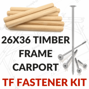 26x36 Timber Frame Carport TF Fastener Kit