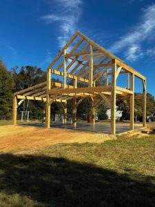 Kirkland Yellow Pine Studio - Timber Frame HQ