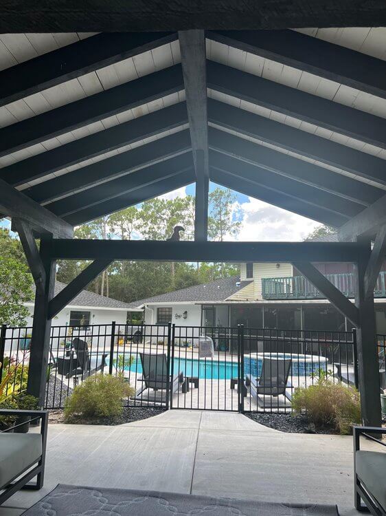 Shepka Southern Pine Pool Pavilion
