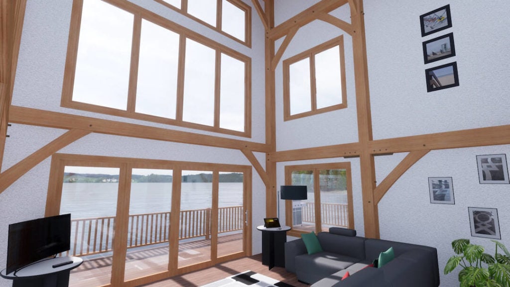 24x46 Shed Roof House - 9