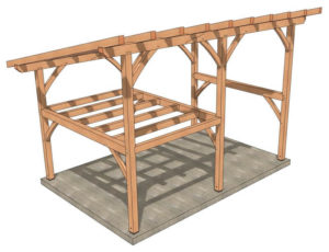 16x24 Shed Roof Plan with Loft Barn