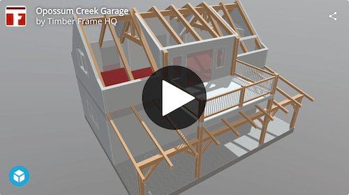 Opossum Creek Garage (2625) Interactive 3d Model