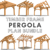 Timber Frame Pergola Plans Bundle