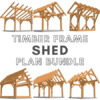 Timber Frame Shed Plans Bundle