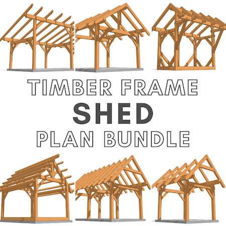 Timber Frame Shed Plans Bundle