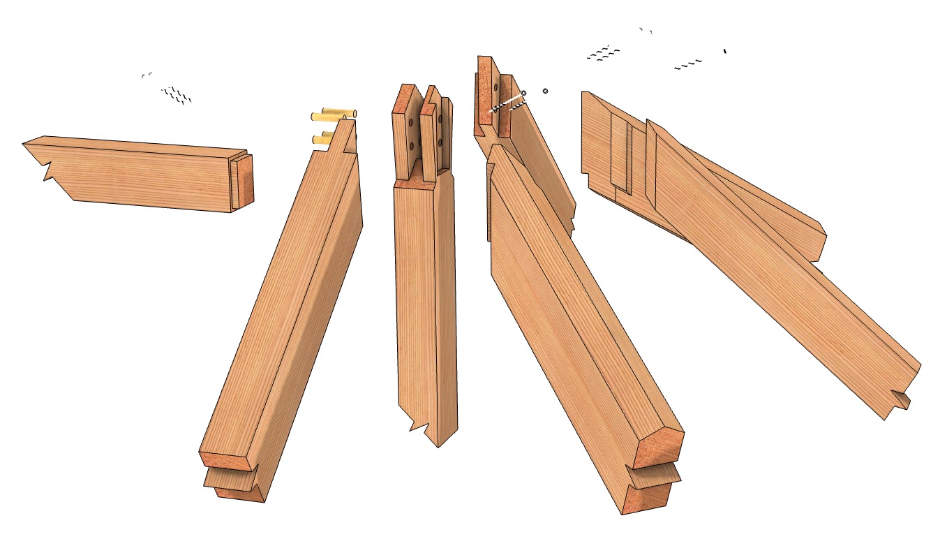 Hipped Pavilion Joinery Detail Timber Frame HQ