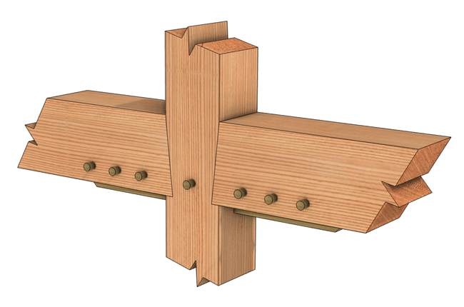 1″ Timber Frame Pegs - Timber Frame HQ