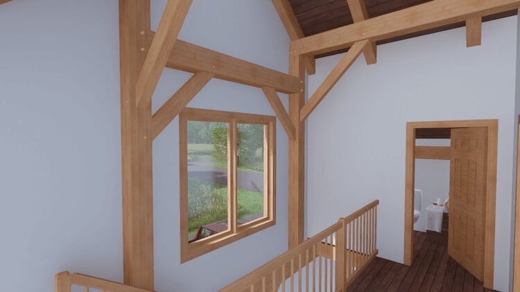 24x48 TF Barndominium Plan (49870)-Loft