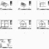 18x24 Saltbox Cabin Plan (53399) - Plan Overview Image