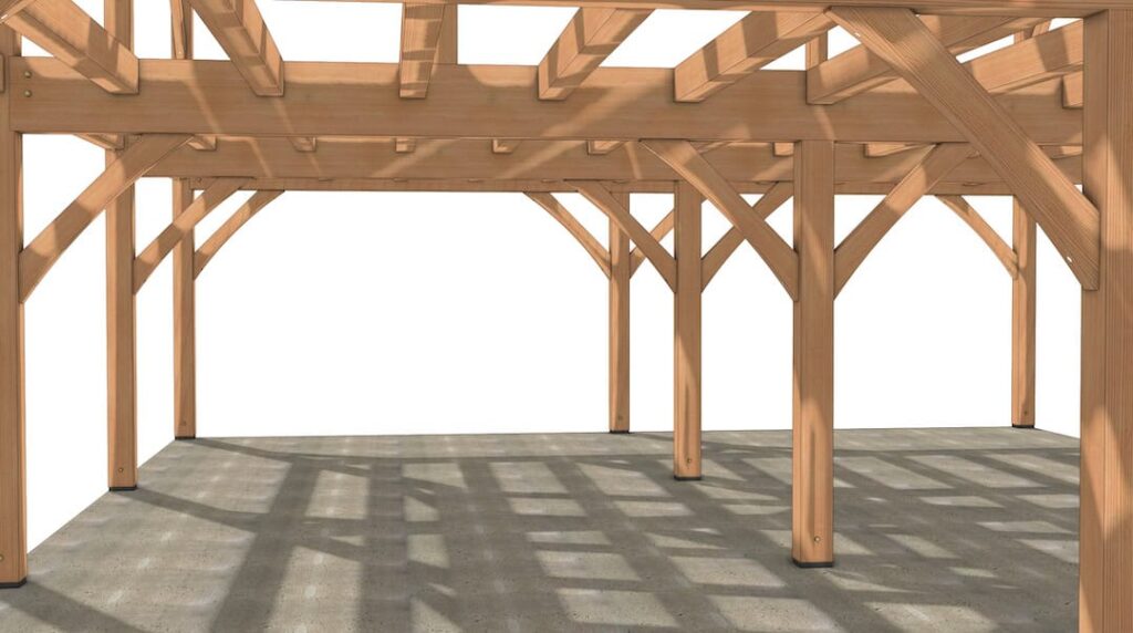 30x40 Post and Beam Barn (53885)-_1_1