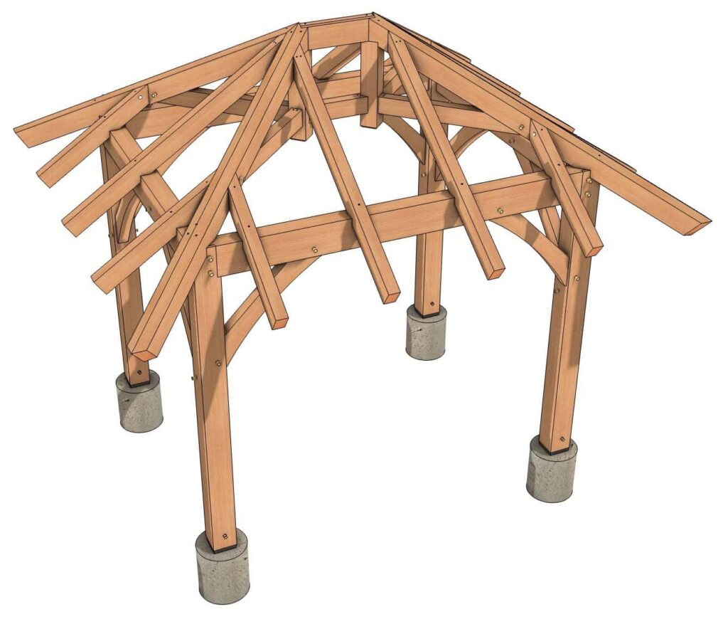 8×10 Pavilion Plan (53268) 5