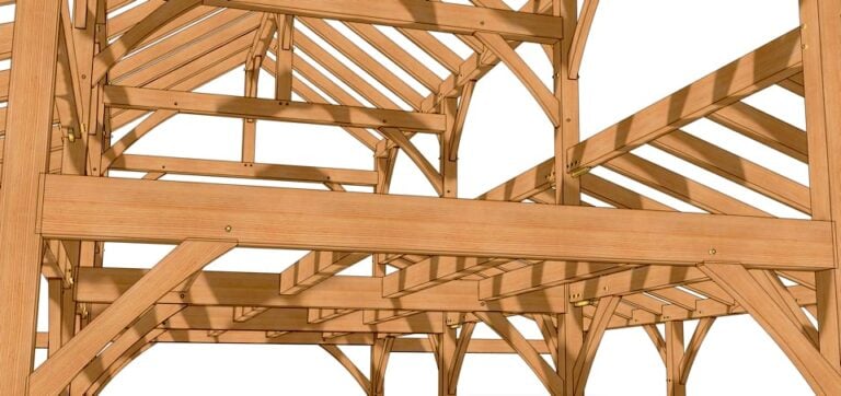 40x42 Timber Frame Horse Barn - Timber Frame HQ