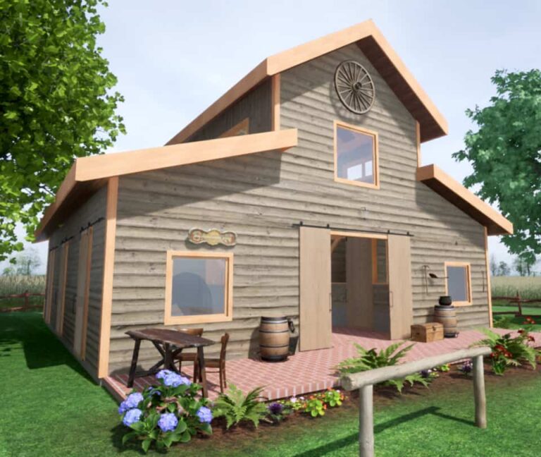 Timber Frame Horse Barn