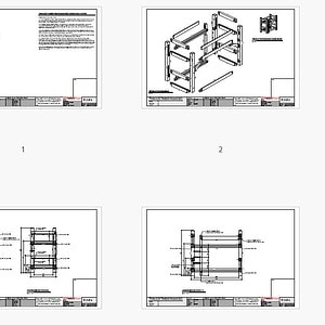 Twin Size Timber Frame Bed Plan (54887) - Plan
