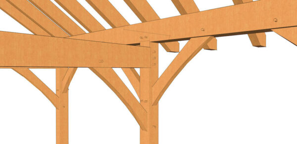 16x18 Timber Frame Plan - Image 3