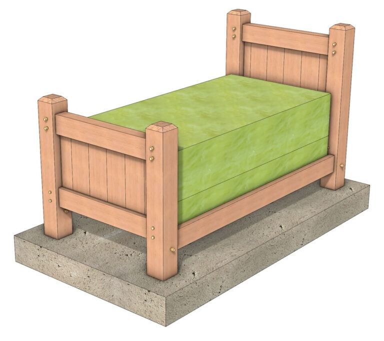 Timber Frame Twin Bed