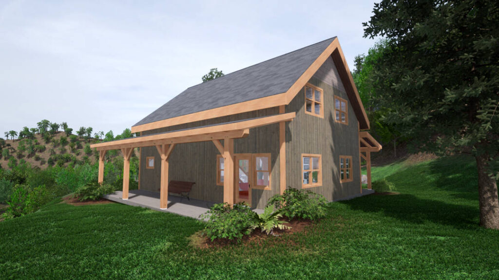 24×36 Timber Frame Barndominium - Timber Frame HQ