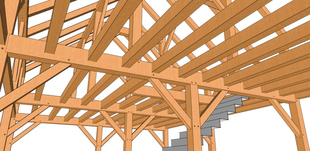 24×36 Timber Frame Barn Home - Timber Frame HQ