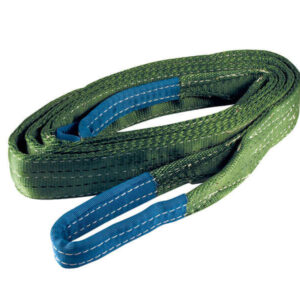 Reinforced lifting strap, green, 4400lbs capacity