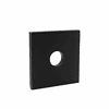 Heavy Duty Square Washer - 2-1/2" x 2-1/2" - 5/8" Bolt - Black Powder Coat