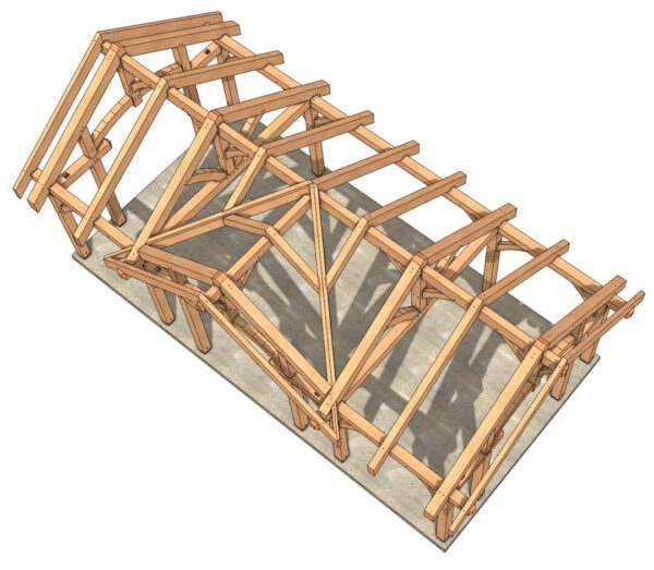 16x32 Timbered Pavilion - Image 5