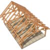 Aerial View of the 24x36 Timber Frame Pavilion