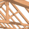 24x36 Timber Frame Pavilion King Post Truss