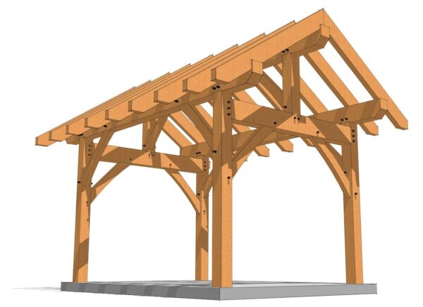 10x14 King Post Plan