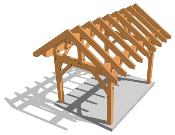 10x14 King Post Plan - Image 8