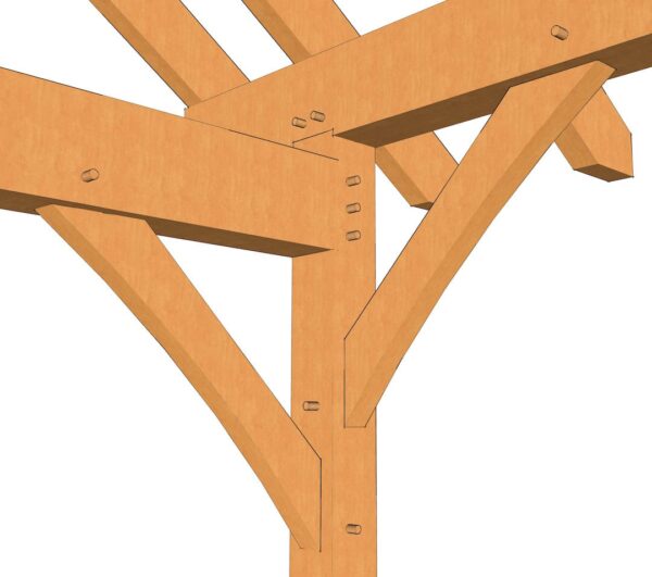 10x14 King Post Plan - Image 6