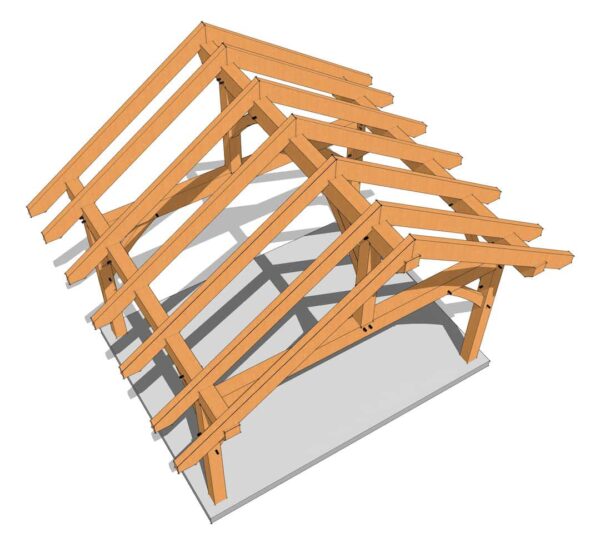 12x16 King Post Plan - Image 11