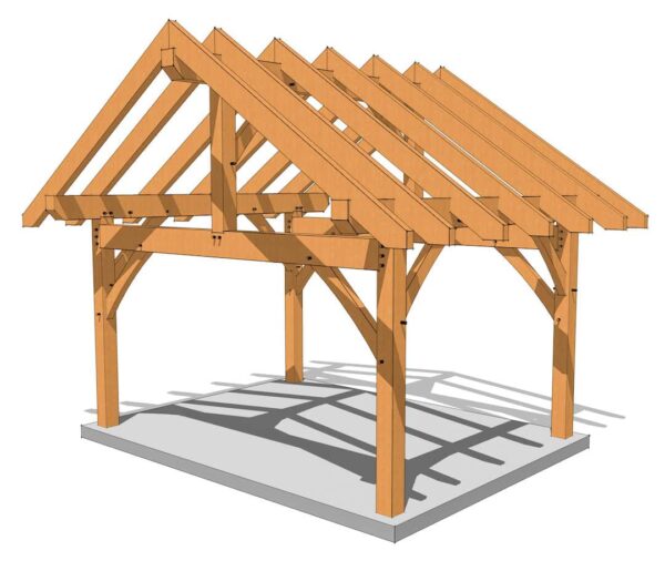 12x16 King Post Plan - Image 10