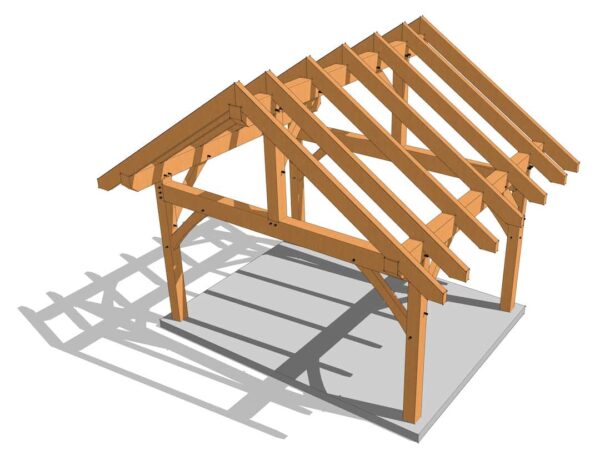 12x16 King Post Plan - Image 9