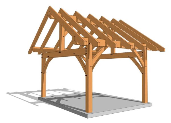 12x16 King Post Plan - Image 8