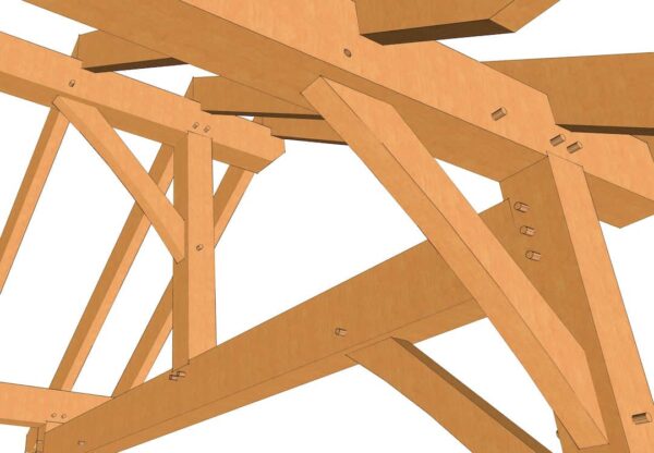 12x16 King Post Plan - Image 7