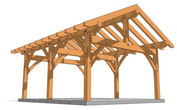 16×20 King Post Plan