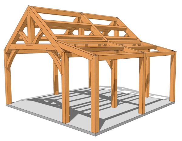 20x20 Timber Frame Plan - Image 8