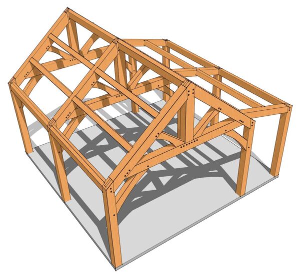 20x20 Timber Frame Plan - Image 6