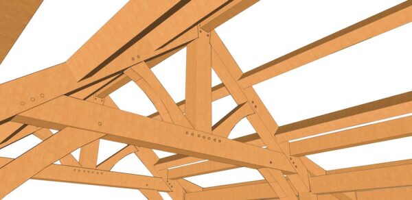 20x20 Timber Frame Plan - Image 7