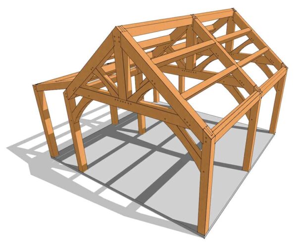 20x20 Timber Frame Plan - Image 5