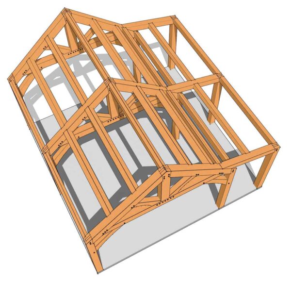 20x20 Timber Frame Plan - Image 3