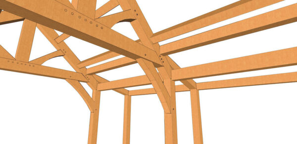 20x20 Timber Frame Plan - Image 2