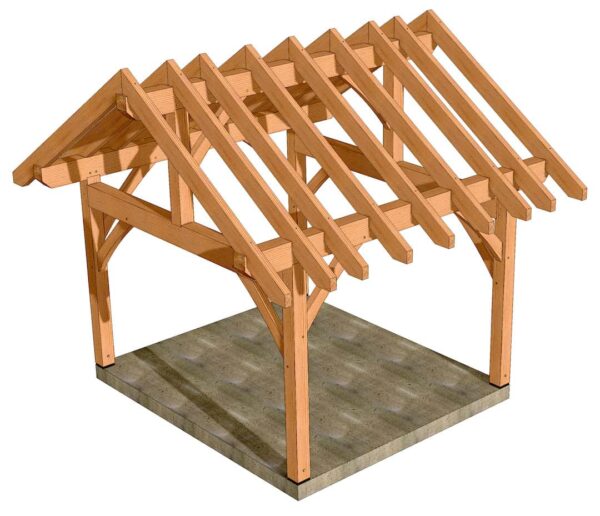 12x14 King Post Plan - Image 2