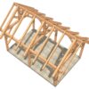 16x24 Timber Frame Pavilion seen from overhead