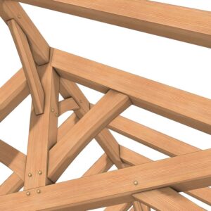 16x24 Timber Frame Pavilion Close Up